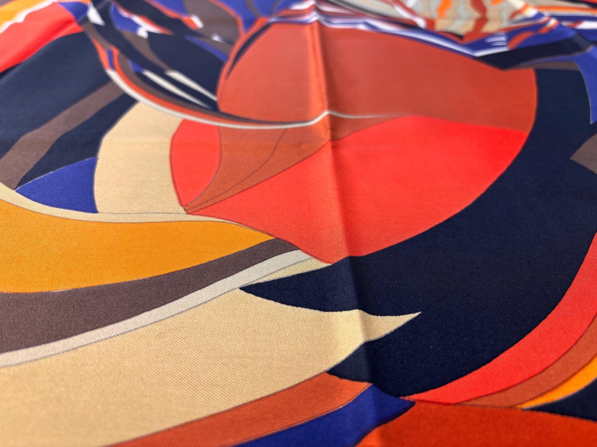 Jeanne Lanvin, Paris, vintage silk scarf in original box, rare find