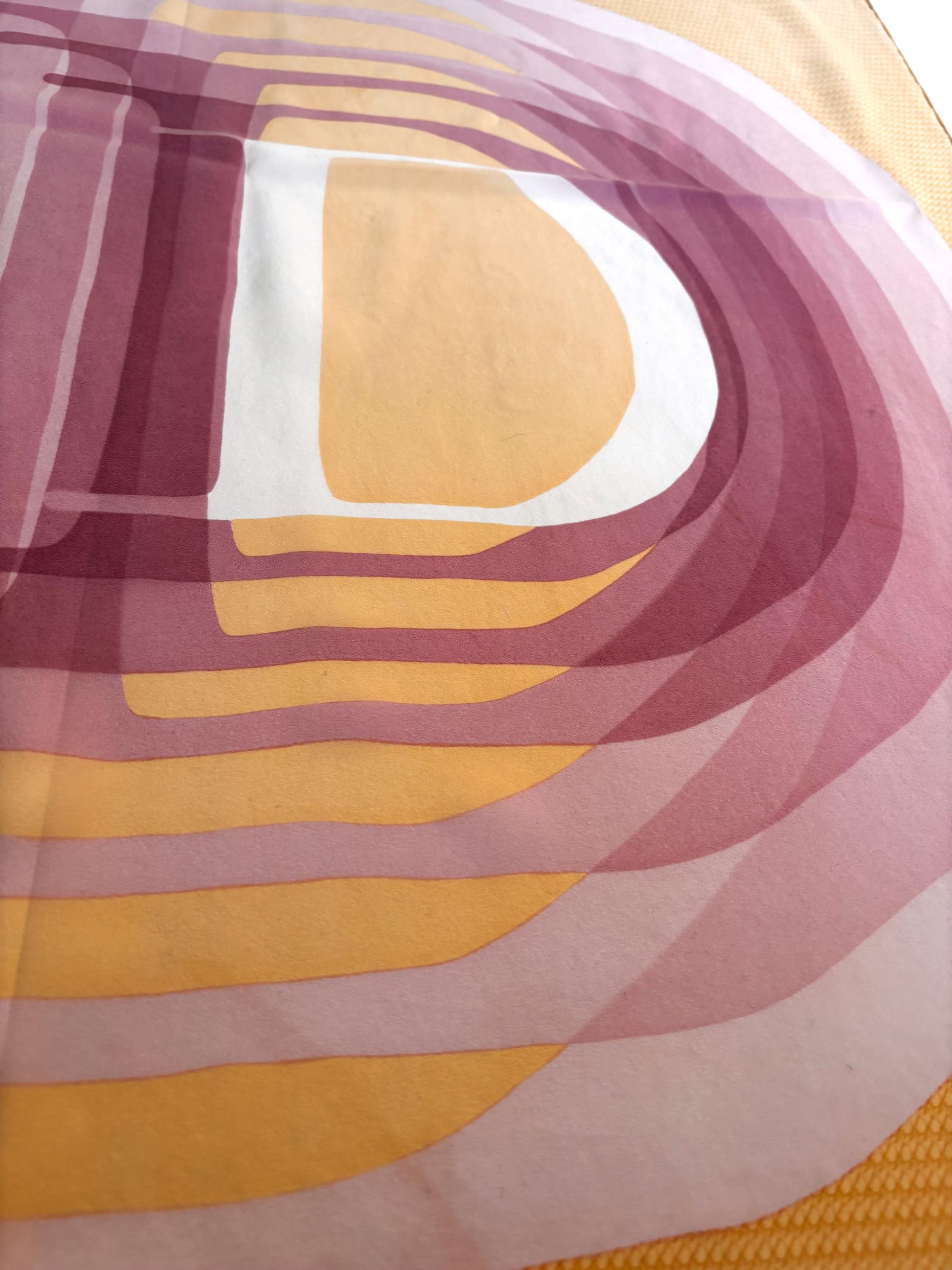 Christian Dior, Paris, vintage carré crepe silk  scarf