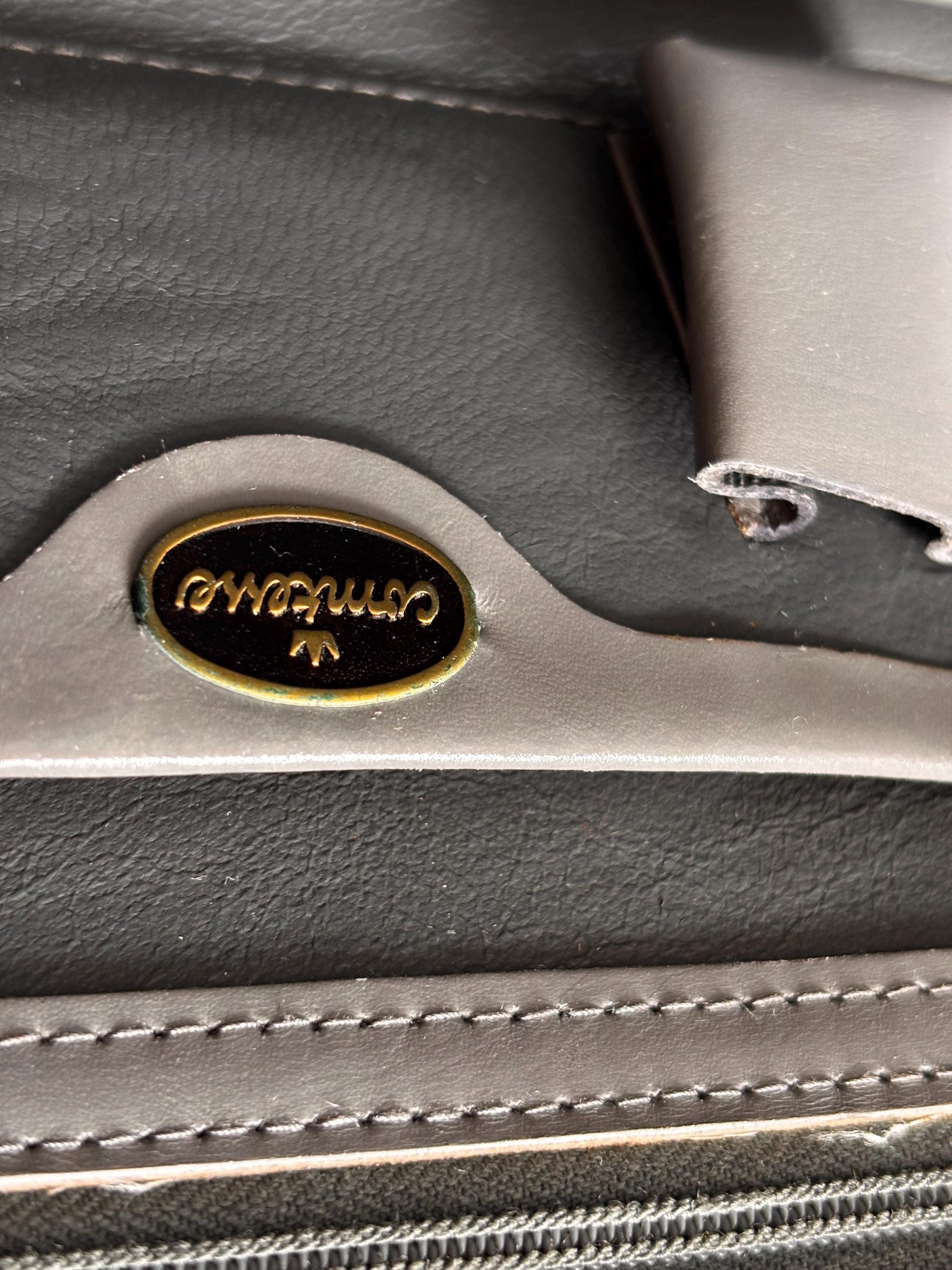 70's , Comtesse grey croc handbag in excellent condition