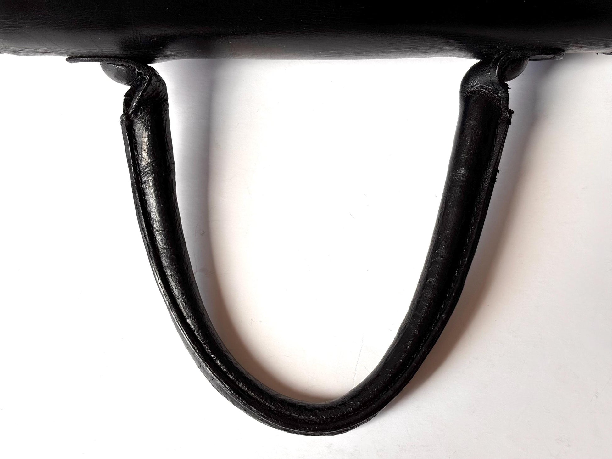 Delvaux Brilliant , 60's, black calf box leather